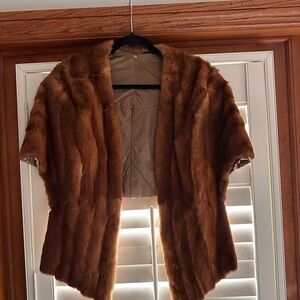 Real Fur Shawl- Vintage